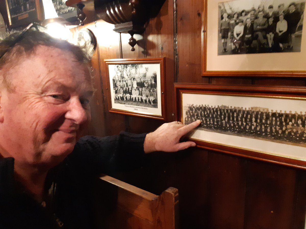 In <a href="/tafarnsinc/">Tafarn Sinc</a> a fantastic community-owned pub in Pembrokeshire and my old uni mate Dai Noot spotted his old school photo on the wall. Is there any part of you in a pub? <a href="/visitwales/">Visit Wales 🏴󠁧󠁢󠁷󠁬󠁳󠁿</a>