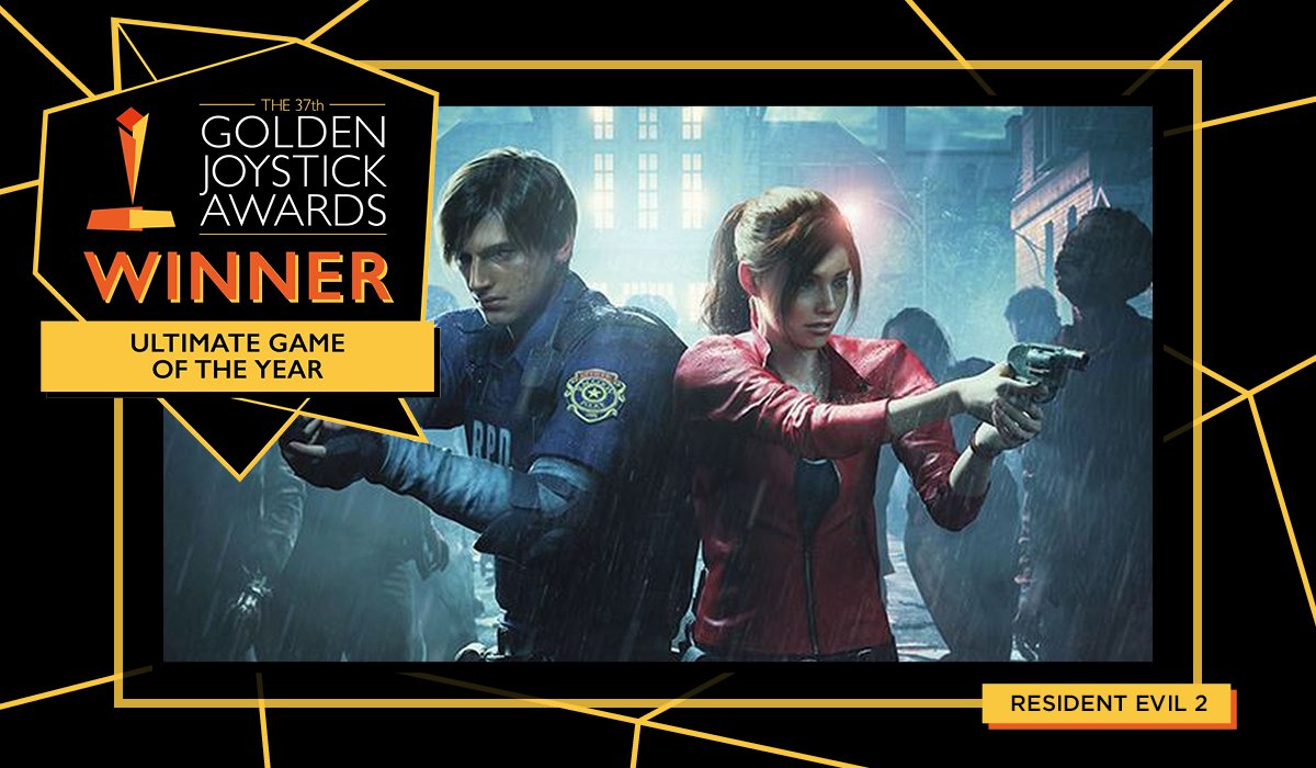 Resident Evil 2 wins Ultimate Game of the Year at the Golden Joystick  Awards 2019 - El Mundo Tech