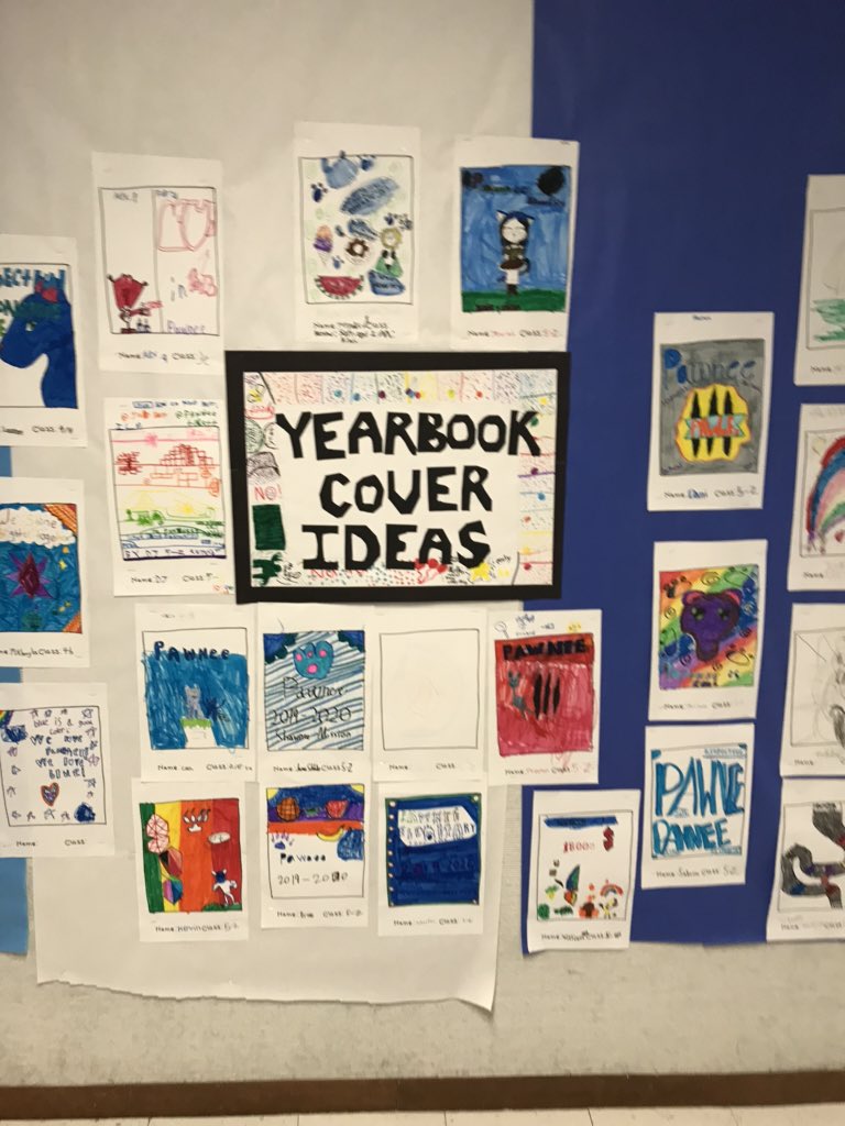 justingreen2851's tweet photo. Not every student has supplies at home to create and complete projects!!  Thanks to art teacher Karen Matheis’s willingness to dedicate class time so that each and every student at Pawnee had the opportunity to create a yearbook cover contest entry.  #inclusionmatters https://t.co/3TyC7zi7HA