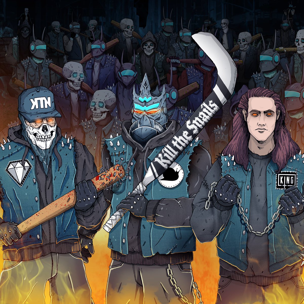 snailmusic's tweet image. OMFGGGG BRAND NEW KILL THE SNAILS MUSIC OUT NOW!!!🤘🔥🐌💀@KillTheNoise @SullivanKing 

snails.ffm.to/front2back_rp