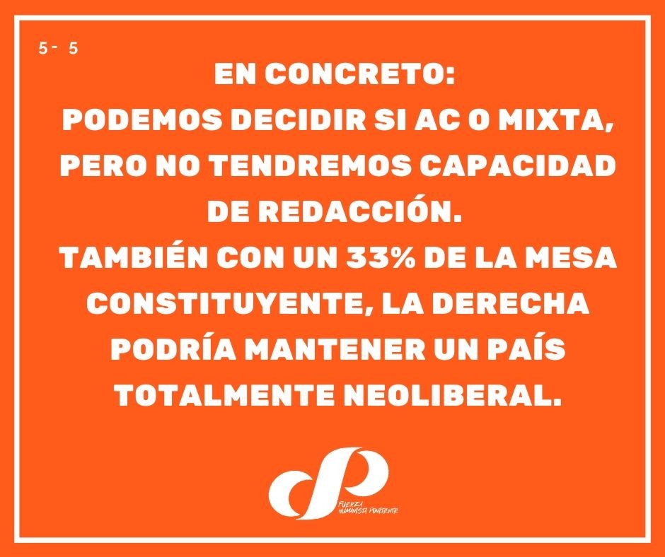 FSantanderCh's tweet image. En resumido, y como militante del @phumanista, mi postura ante las decisiones de la #CocinaConstituyente es esta: