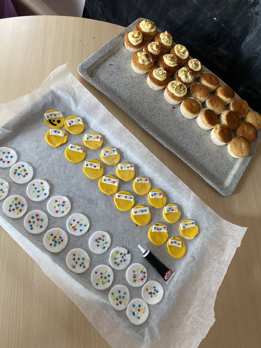 AliciaH462's tweet photo. The ladies on Elm Ward enjoyed a morning of baking for Children in need today ☺️🧁 #elmward #improvingparkhouse #gmmh #childreninneed @GMMH_NHS https://t.co/AP95AKZyKC