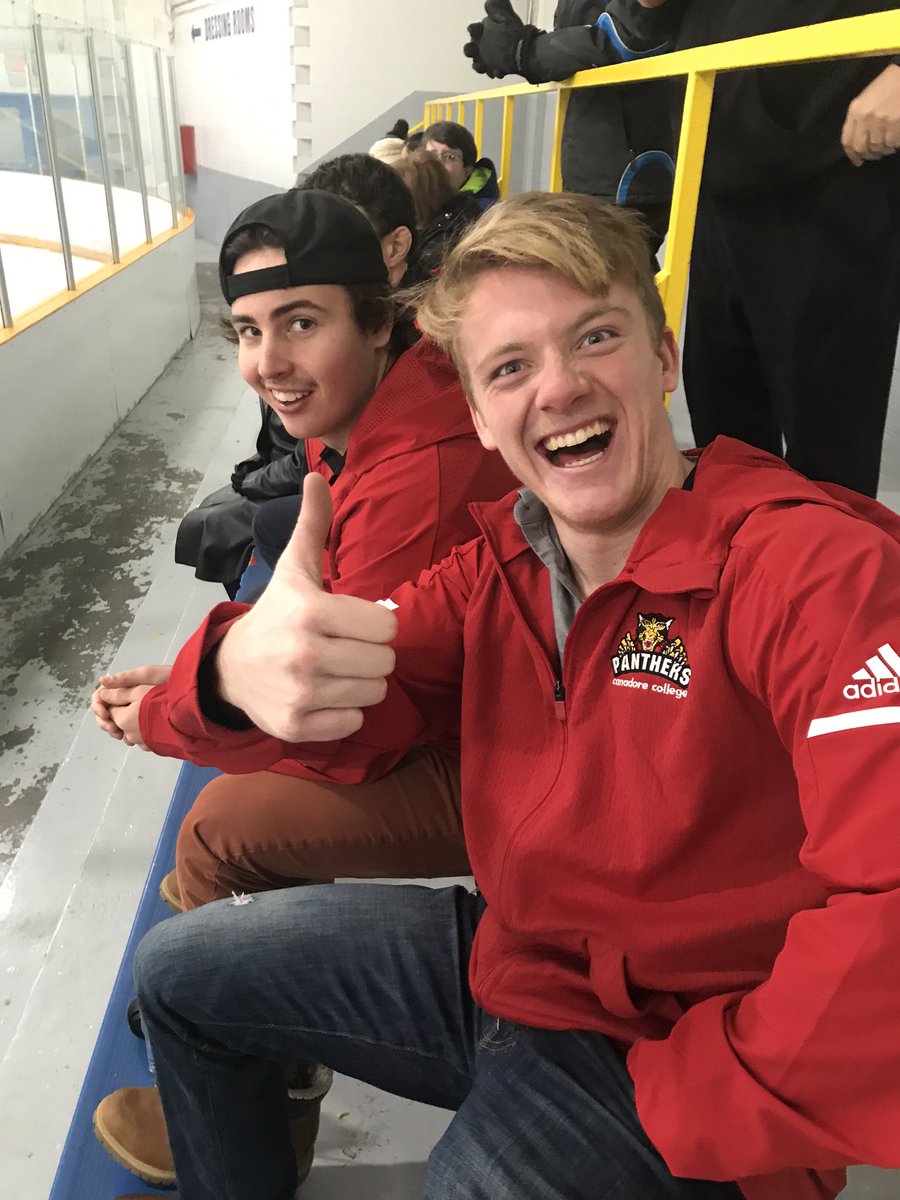 Fun to see our current and former students giving back by coaching (and cheering) #Panthers