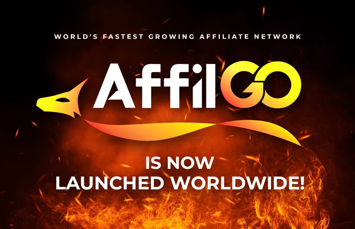 AffilGO's tweet photo. 🐉 AffilGO is now launched WORLDWIDE! 🐉 https://t.co/uu6Am36oY6