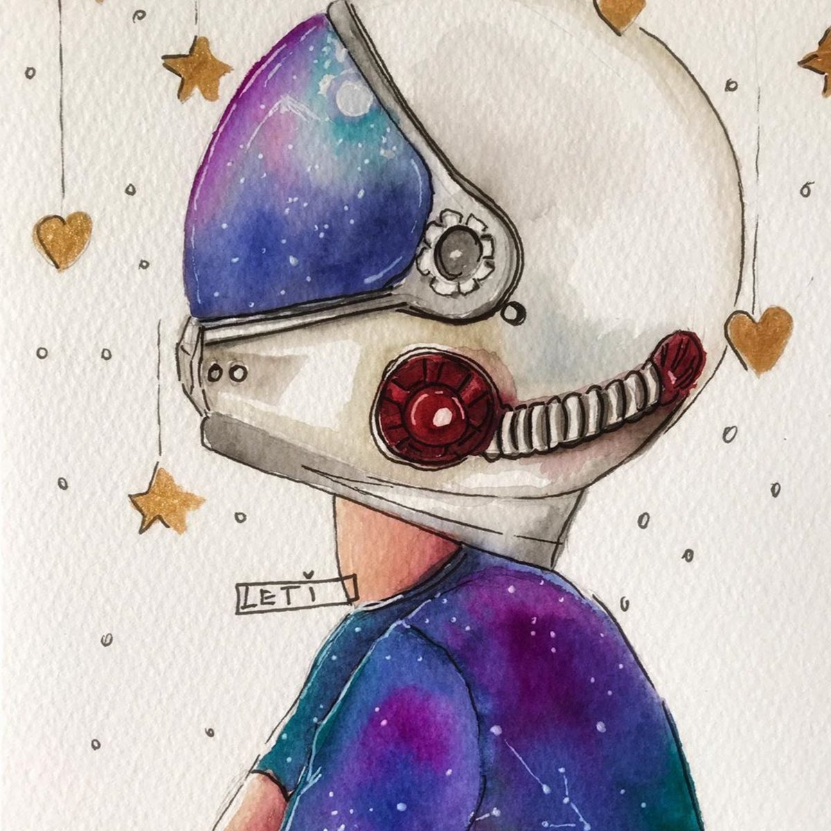 Astronaut Helmet Wonder Drawings Auggie - vipdownloadimage