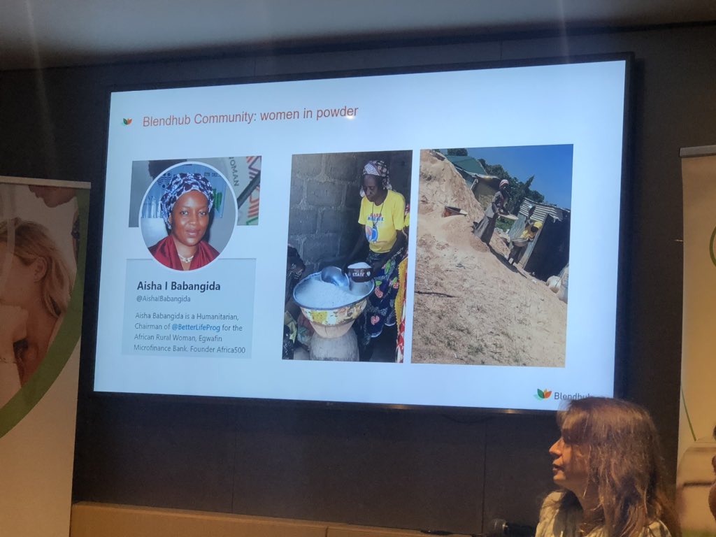 IMDEANutricion's tweet image. @alnishio shows us what is she doing at @Blendhub. Happy to enjoy also her speech about another  women leaders in the food sector. #WELeadFood #Innolink #InnolinkProject