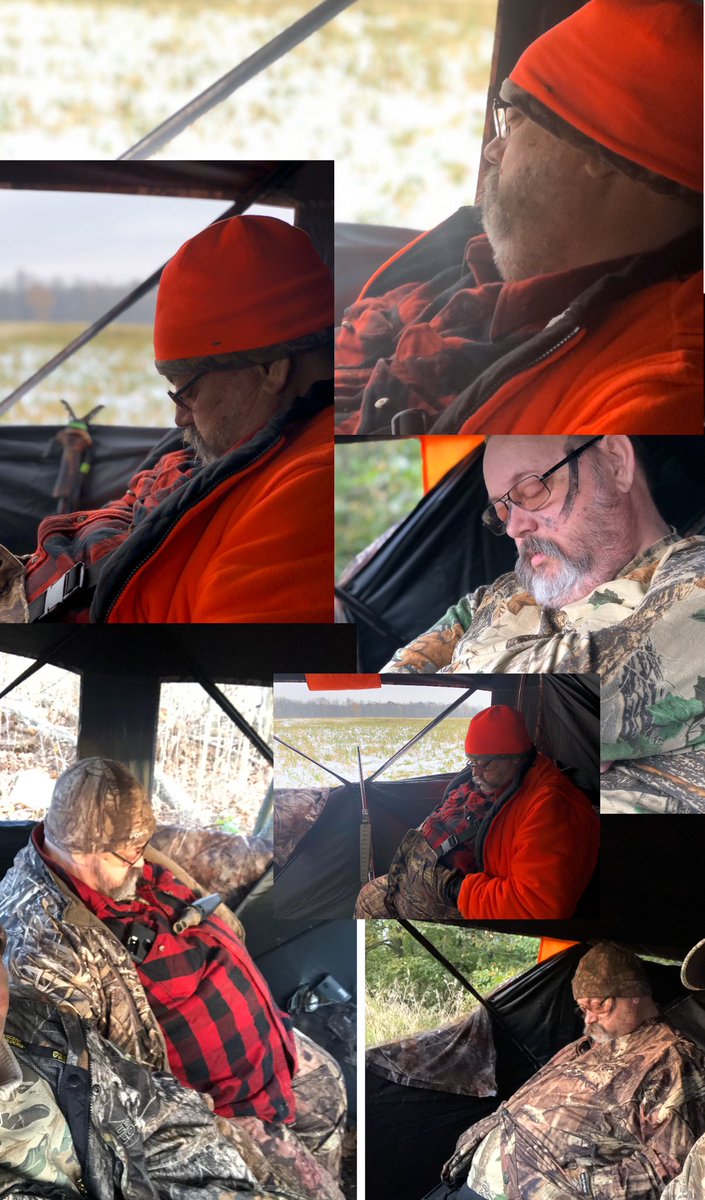 This guy swears he’s never slept while in his blind, ha!                              #MomentsMatter #GusJenner #ThankGod