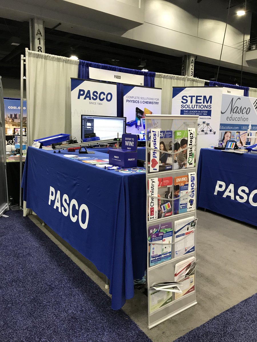 sciencejmt's tweet photo. ⁦@pascoscientific⁩ booth 200 at @NSTA Cincinnati. Check us out!!!! https://t.co/ytoozoI5Oh