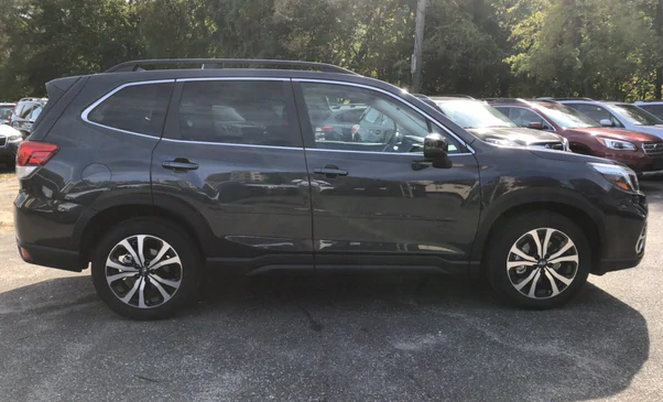 NCSubaru's tweet photo. With blind spot sensors in this #certifiedpreowned 2019 #SubaruForester, you can make backing up easier! 
https://t.co/I5jGjdXuK1 https://t.co/Y22KZAQ3Qx