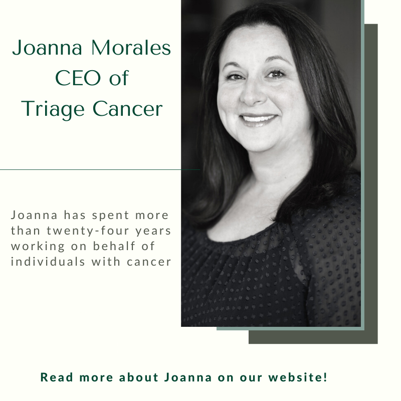 TriageCancer's tweet image. Have you met our CEO? Joanna is a cancer rights attorney, author, speaker, and CEO of Triage Cancer! Read more about Joanna here: triagecancer.org/speakers/name/… #cancercare #beyonddiagnosis #TriageCancer