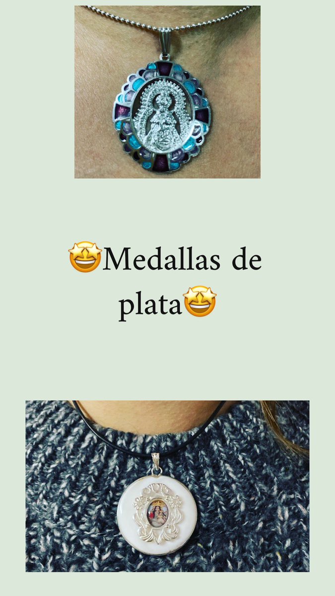 🤩Medallas de plata🤩

Pásate por nuestra tienda. 

Comparte 📱

Gracias 😊