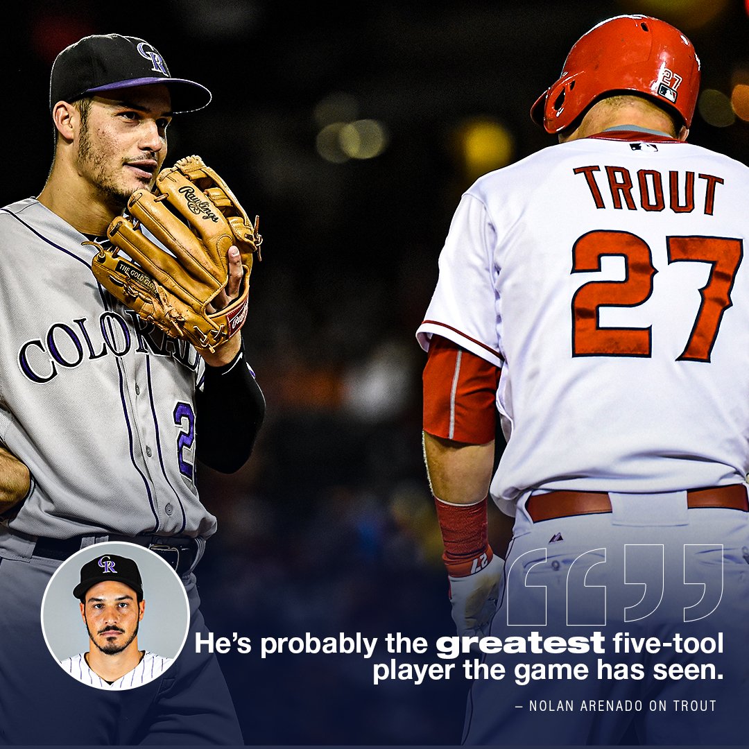 MLB's tweet photo. Peer praise for @MikeTrout, pt. 1. https://t.co/6uLCuxIJXh