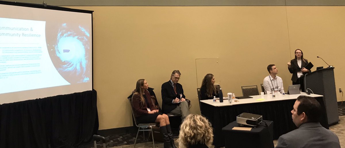 nca_appliedcomm's tweet image. Thank you Elizabeth Petrun Sayers and Kathryn Anthony for presenting your important work on #community #resilience, renewal, and survival in #PuertoRico during the @nca_appliedcomm Top Papers session. #NCA19