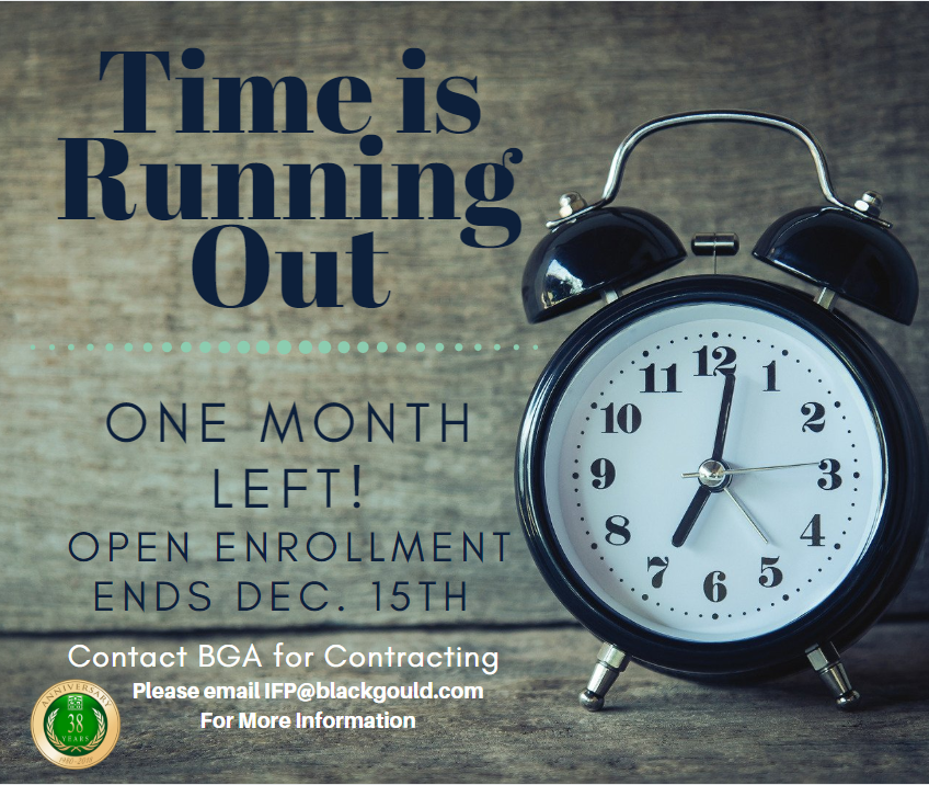BGA_AGB's tweet photo. Where has the time gone? Only one month left until open enrollment is over. Contract with BGA today for a successful enrollment season.
#mustread #article #healthcare #healthinsurance #medicare #bga #azhealthcare #insurancemarkets #servingbrokers #servingagents #servingemployee https://t.co/SwRnPa3HYt