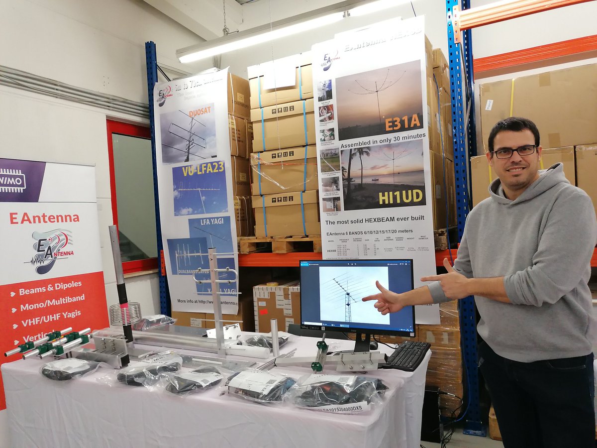 EA7JX Rodrigo (@eantenna) on Twitter photo Hi
Tomorrow 16th, 10-16h will make #hausmesse in <a href="/wimo_de/">WiMo Antennen</a>
Are you looking for 500€ batch in <a href="/eantenna/">EA7JX Rodrigo</a>? Make here or with your EAntenna in back with #EAPistol gesture
All of the post need to have be posted to @EAntenna and @ea7jx accounts and the Hastag #EApistol to be valid Hi
Tomorrow 16th, 10-16h will make #hausmesse in <a href="/wimo_de/">WiMo Antennen</a>
Are you looking for 500€ batch in <a href="/eantenna/">EA7JX Rodrigo</a>? Make here or with your EAntenna in back with #EAPistol gesture
All of the post need to have be posted to @EAntenna and @ea7jx accounts and the Hastag #EApistol to be valid