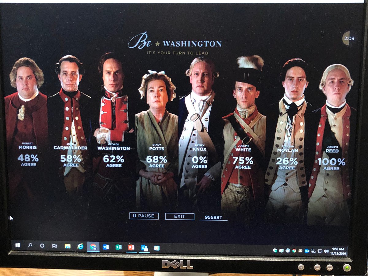 MrEveland's tweet photo. Years ago @mikepaul told me Ss could use tech to make learning come to life. Today, my Ss used @MountVernon game “Be Washington” to take on the role of GW and make in the moment decisions during the 2nd Battle is Trenton and they LOVED IT. #historyisfun #techcanhelp https://t.co/mhzOxRrahD