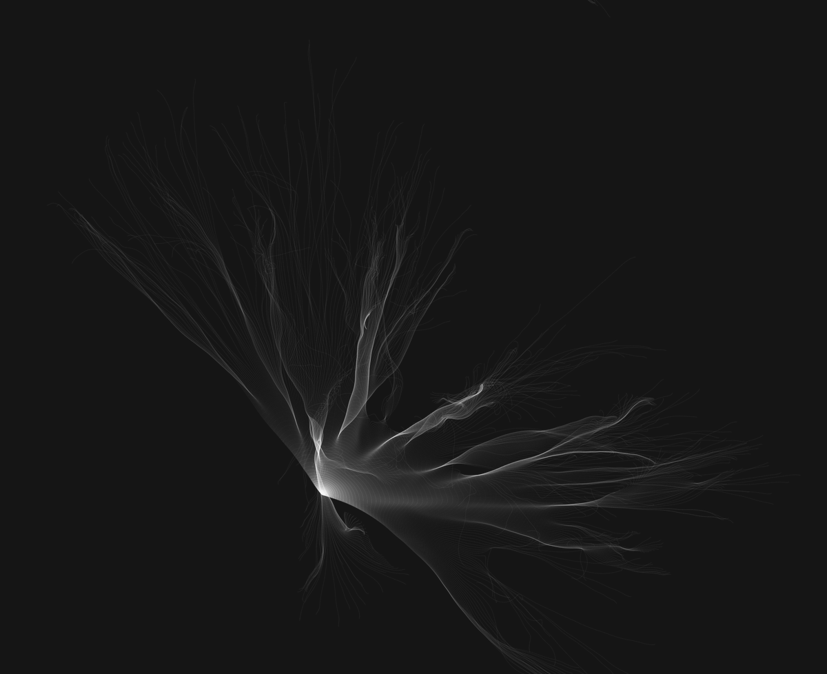 marriz's tweet image. A little bit of sine and cosine mixed with some noise. I love generative stuff. #generative #plottertwitter #canvas2d #codevember