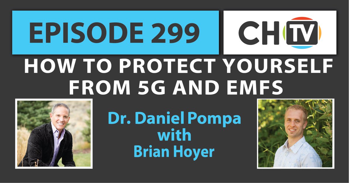 DrDanPompa's tweet image. We live in a technological world, so what can we do to protect ourselves? Brian Hoyer is my guest today, and he is an EMF shielding expert who creates healing environments in your homes. buff.ly/2COlzNL #EMF #EMFShielding #5Gdangers