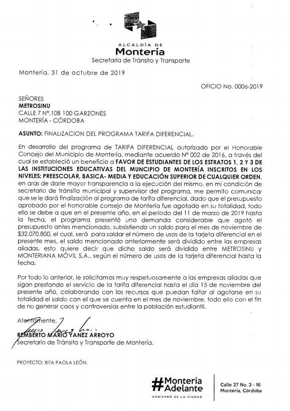 MarquezFunez's tweet photo. De manera respetuosa le voy a formular los siguientes interrogantes Sr Secretario de @TransitoMtr @ARmyanez a raíz de la comunicación que envió a las empresas que prestan el servicio transporte público en la ciudad de Montería; por lo cual me voy a permitir abrir el sgte hilo... https://t.co/dwzYost5HO