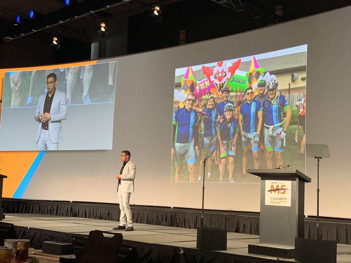 AkassoglouLab's tweet image. So proud of my postdoc fellow @andrewmendiola for sharing his research in our lab &amp;amp; his inspiring #BikeMS ride experience @MidAmericaMS at the @mssociety Leadership Conference! Grateful to NMSS for supporting Andrew’s postdoc fellowship! @GladPostdocs @GladstoneInst