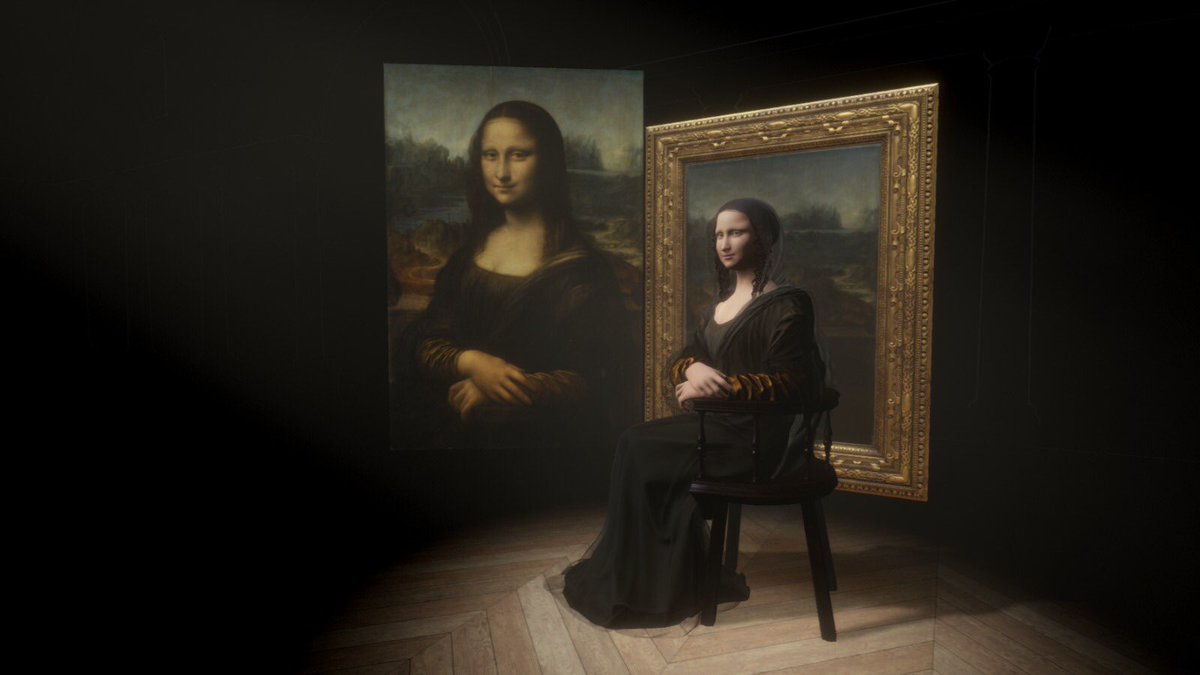 simgefstk's tweet image. sanat dünyasında bir ilk...
dünyanın en meşhur tablosu #monalisa, @MuseeLouvre ve #htcvivearts işbirliğiyle sanal gerçeklik ile buluştu... sanat ve bilim tarihinin en büyük dehalarından #davinci görseydi acaba ne hissederdi?