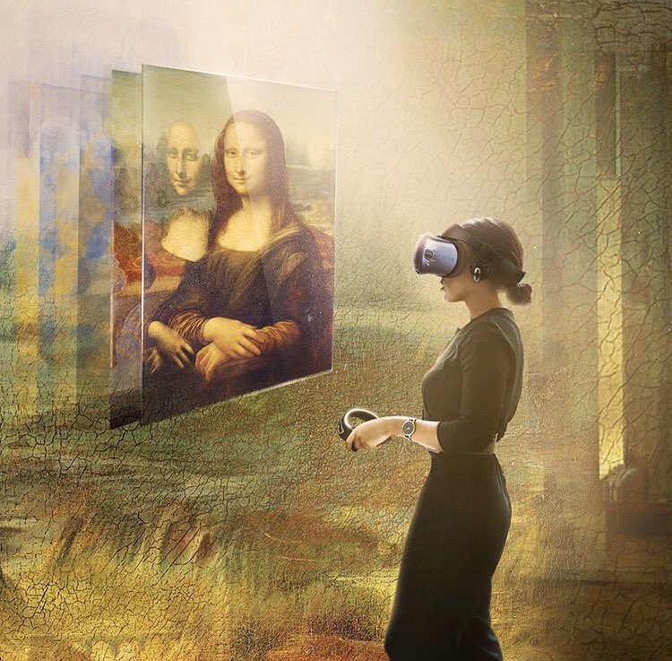 simgefstk's tweet image. sanat dünyasında bir ilk...
dünyanın en meşhur tablosu #monalisa, @MuseeLouvre ve #htcvivearts işbirliğiyle sanal gerçeklik ile buluştu... sanat ve bilim tarihinin en büyük dehalarından #davinci görseydi acaba ne hissederdi?