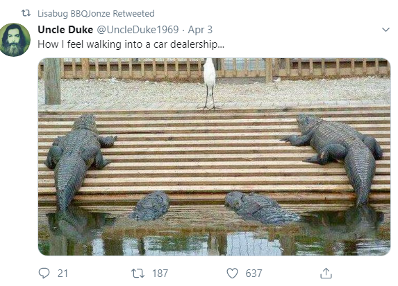 rentalkharma's tweet photo. Totally agree on this one. Quick advise avoid the Buy here pay here fellas. That will definitely get you into bad credit. @UncleDuke1969 thanks for the laugh.😅 #creditrepair #rentalkharma #getcredit #CreditManagement https://t.co/2O6OLq190P