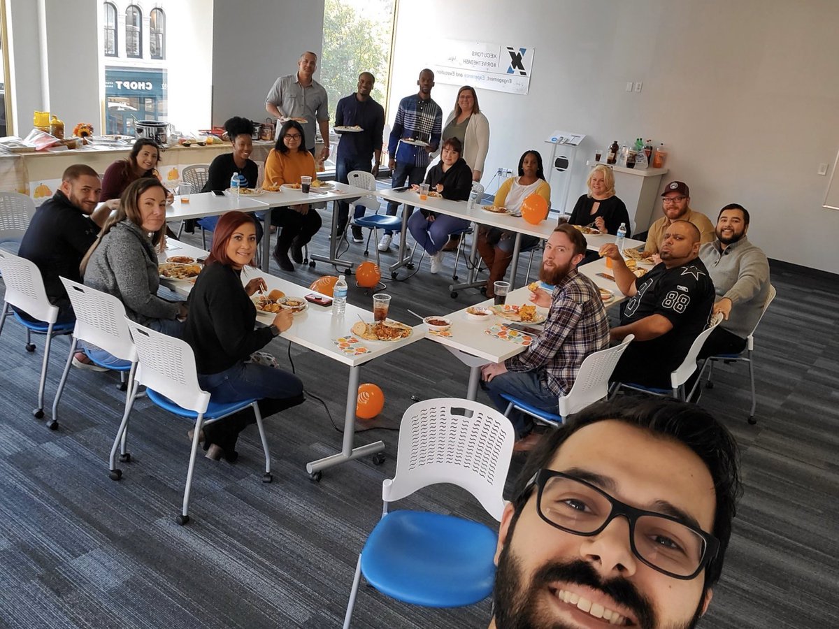 Happy early Thanksgiving from the FAS Team! Thankful for the team and this most delicious pot luck! <a href="/kashmenezes/">Prakash Menezes</a> <a href="/Bhuv_FASDC/">Bhuv Singh</a> <a href="/404girl/">Betsy Francis</a>  @ATTFAS #lifeatatt