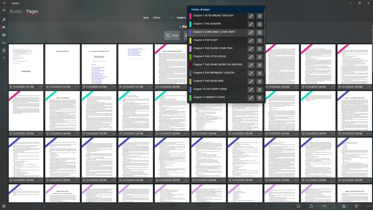 Mixturify's tweet photo. #Inkodo update with the most wanted feature: the subjects! You can now group your pages into subfolder. I will try to bring the ability to reorder the subjects into the next update. Also, from this version, Inkodo is also build in ARM64 ⚡ https://t.co/CXJ59l3mX0
