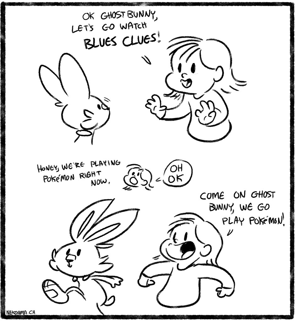 Please welcome Boo's Scorbunny friend, Ghost! 