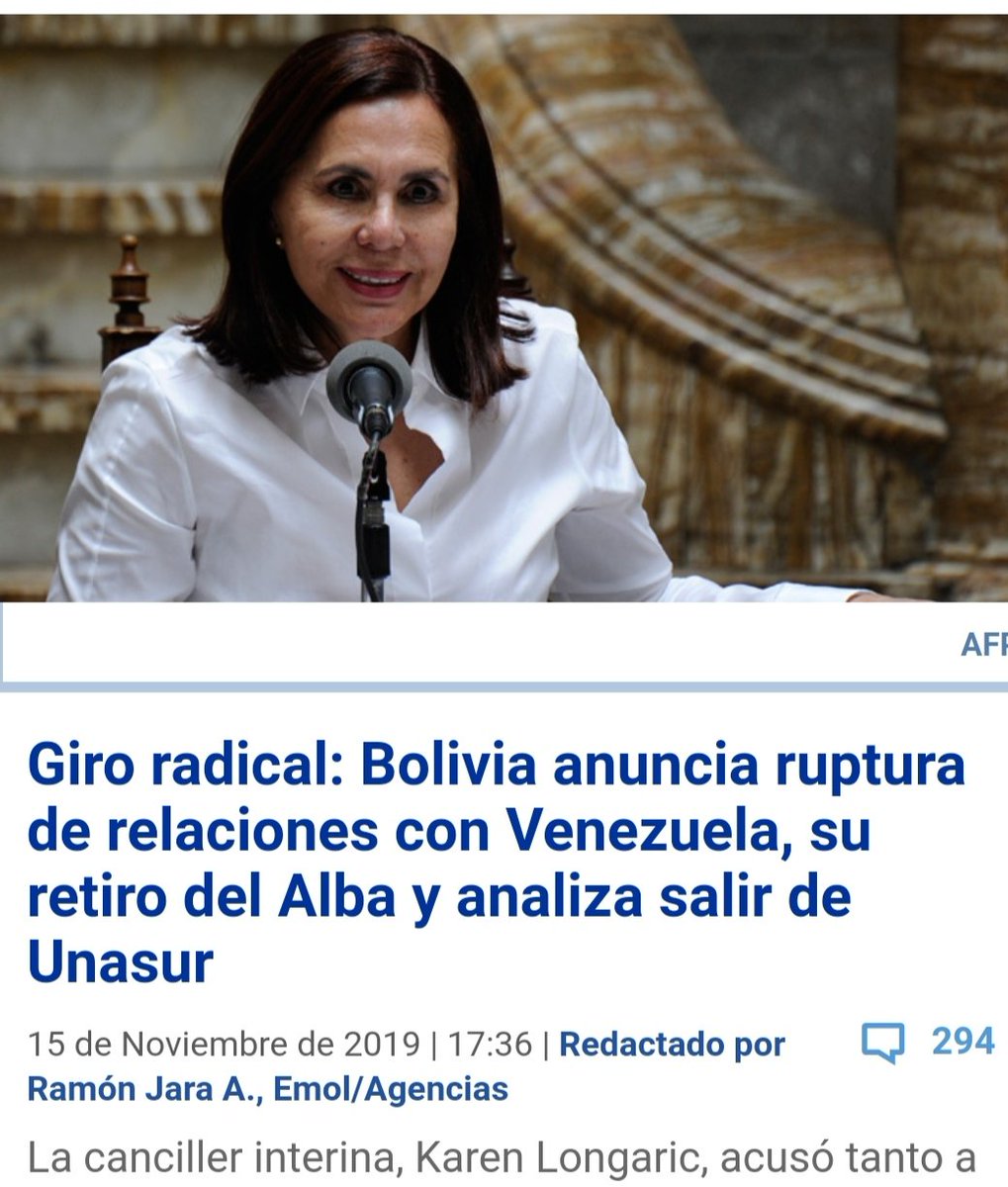 RojoEdwards's tweet photo. En Bolivia nueva Presidenta muestra los huevos que en Chile se necesitan.

Que mas necesitamos para expulsar representaciones diplomaticas Venezolanas y Cubanas?

Que no ha sido suficiente?

#VamosADecirQueNO
#EstoNoHaTerminado https://t.co/ELSWLfzbp2