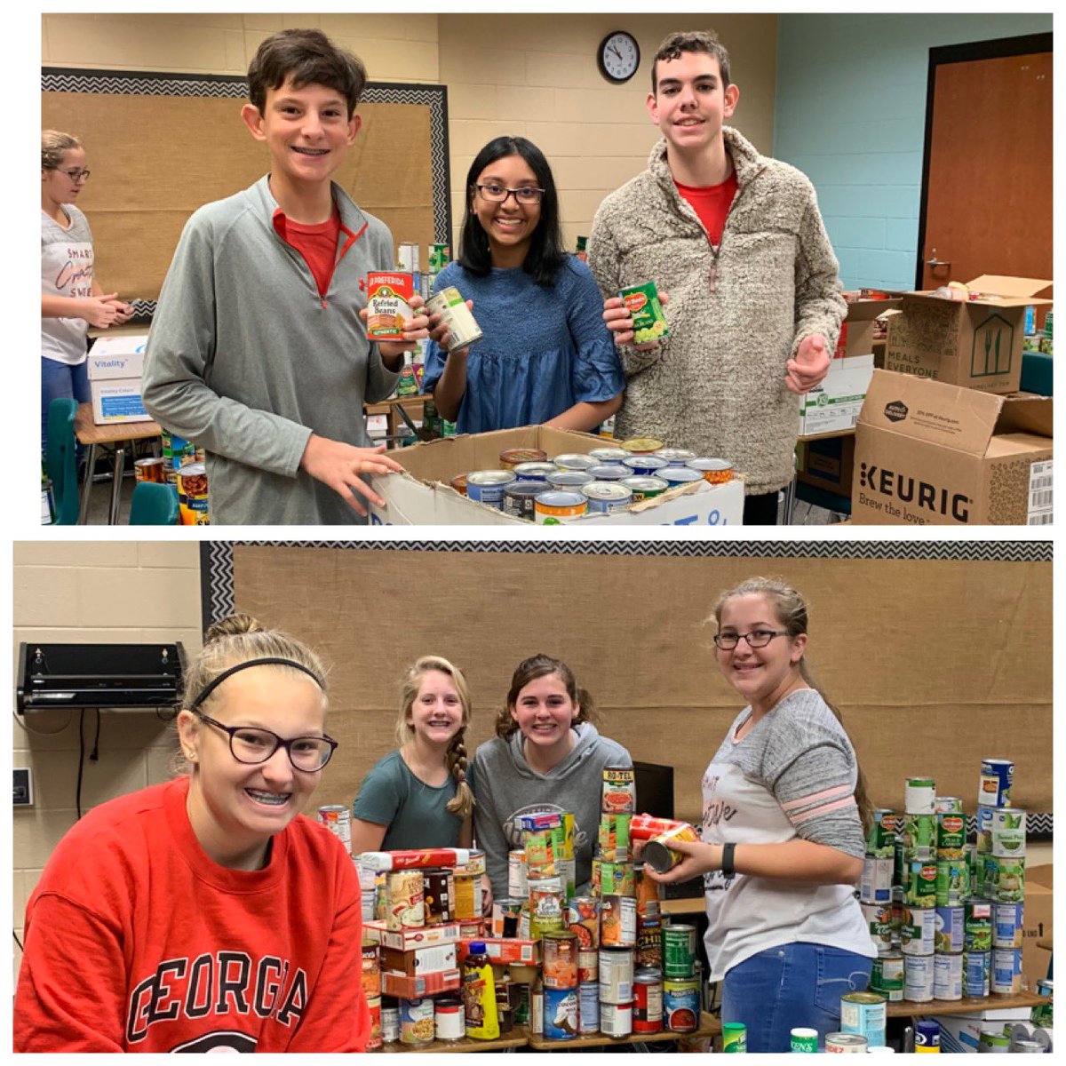 Dana Carlton (@dana_carlton1) on Twitter photo Thank you to the McClure Community for donating almost 2,600 items to our Thanks for Giving Food Drive. So many families will benefit from your generosity! <a href="/McClureMavs/">McClure MS</a> #everydaymagic #lovetoleadhere Thank you to the McClure Community for donating almost 2,600 items to our Thanks for Giving Food Drive. So many families will benefit from your generosity! <a href="/McClureMavs/">McClure MS</a> #everydaymagic #lovetoleadhere