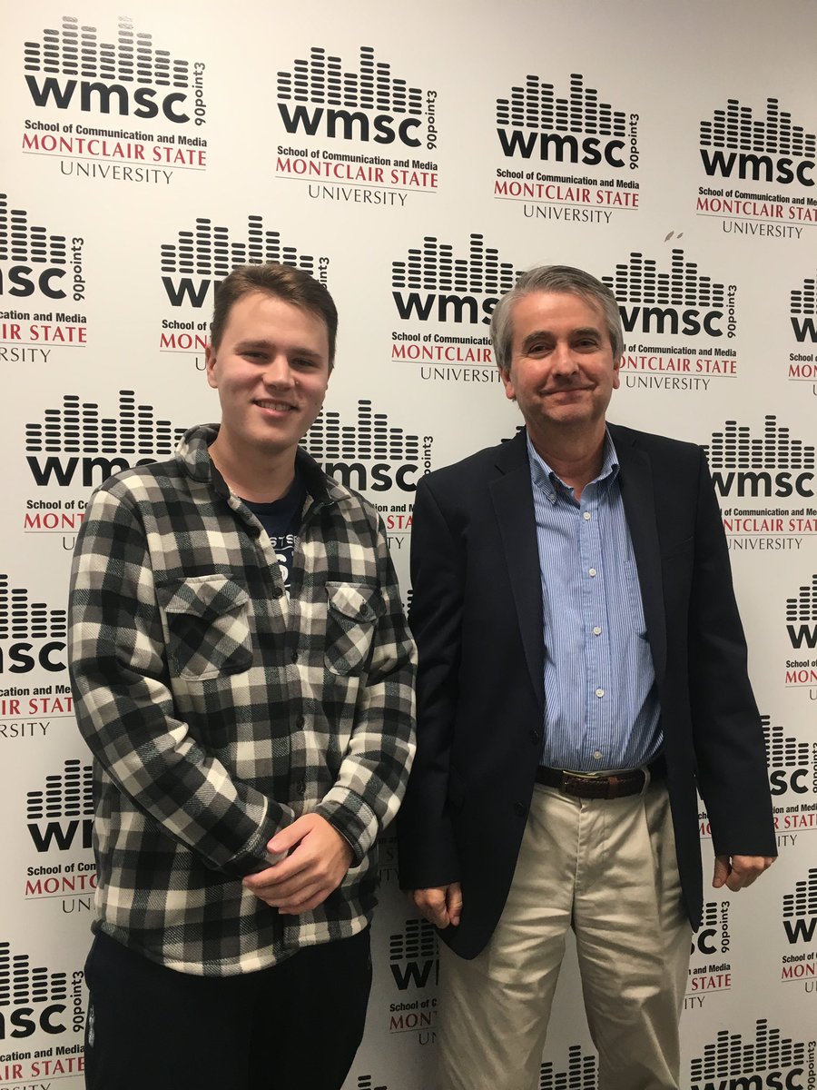 WMSC's tweet photo. George Jamgochian had the chance to speak with NJ State Climatologist David Robinson who will also be speaking for #focusclimatechange in less than 15 minutes! https://t.co/JvZCwBawJf