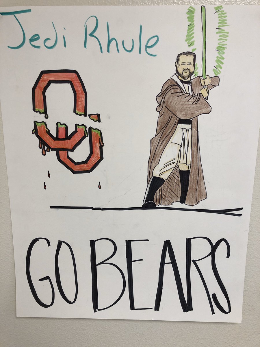 Burugby71's tweet photo. Hey @CoachMattRhule @BUFootball @McLaneStadium , what do you think of Jedi Rhule?!? #forcebu #myteamย #family https://t.co/XIUlYnMQxL