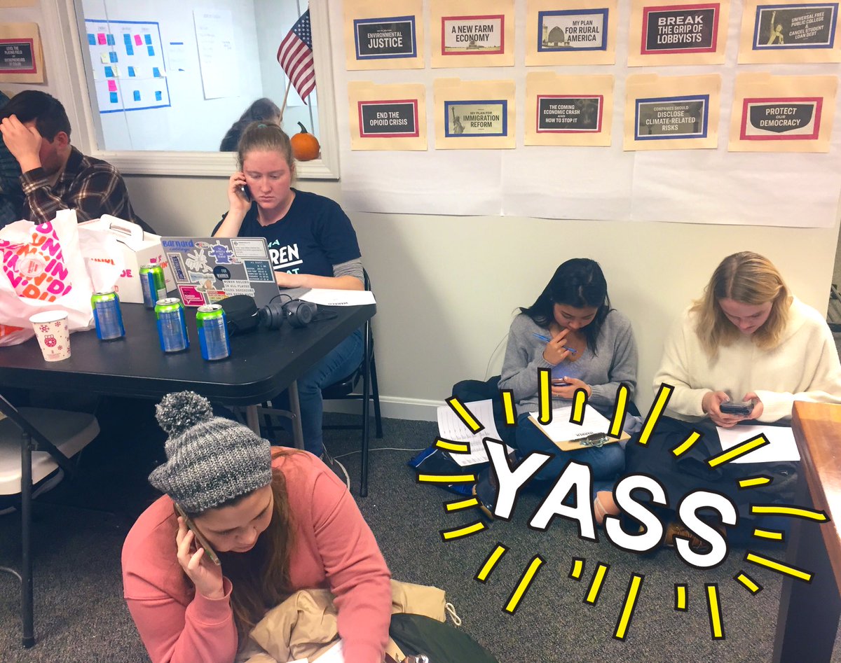 akpaninyie's tweet photo. We absolutely love our amazing volunteers! Those Warren people are still going! Great job @keanecharacter!!! 😊😁🤗 #DreamBigFightHard #WinWithWarren https://t.co/3cVANwb3yV