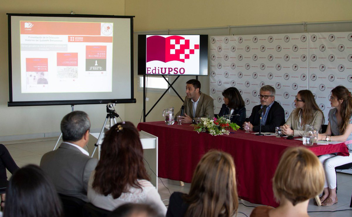 Hoy Editorial <a href="/upsouniversidad/">Universidad Provincial del Sudoeste - UPSO</a> publico las 6 1eros libros de Colección “Historias del Sudoeste”. Destinada a recuperar en un sitio, historias, relatos, hechos, que forman parte del acervo histórico cultural de ntro SO.  #EdiUPSO upso.edu.ar/historias-del-…