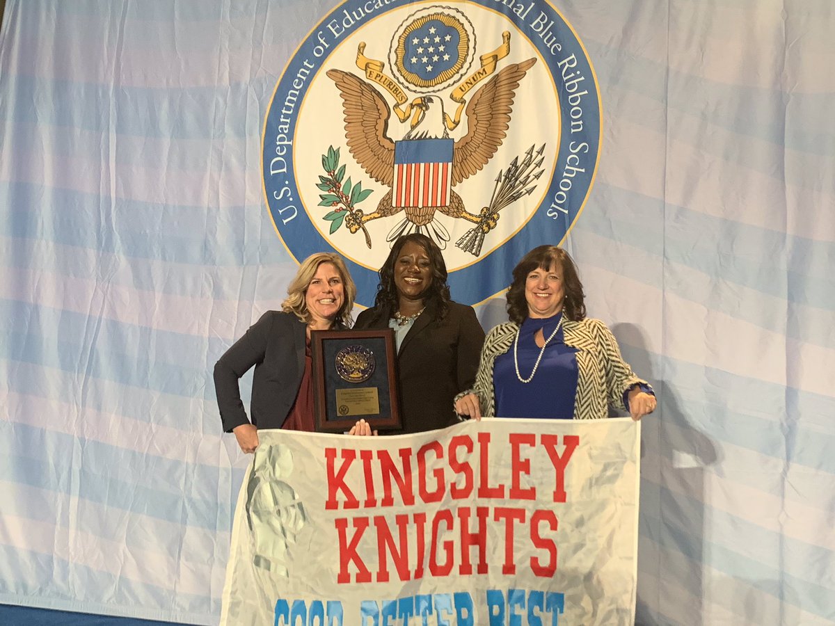 Kingsley_203's tweet photo. Congratulations KES staff, students and community-officially a National Blue Ribbon School https://t.co/RigIOygSpC