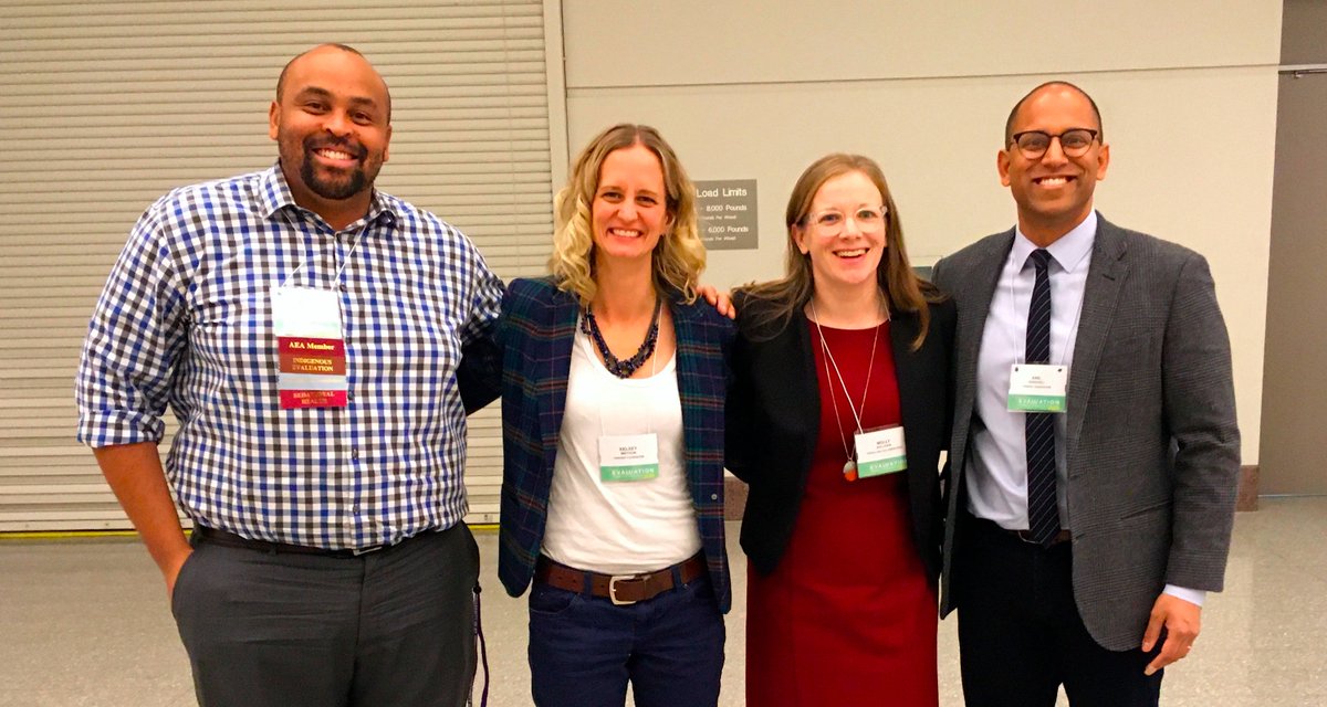 terraluna_eval's tweet photo. Congrats to TerraLuna and Thrivent Foundation panelists on their Theory of Philanthropy session at #Eval19 host by @aeaweb! Pictured left to right: Noah Gagner, Kelsey Midthun, Molly Sullivan, Anil Hurkadli. https://t.co/0hlLPgBXzH