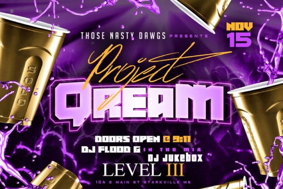 BoxChevyMuzik's tweet photo. The whole weekend 🔥🔥🔥
🗣turn up MSU 🎯tonight it’s at #Level3 #ProjectQream #NastyDawgs🐶@iAmFloodG @DJJukeboxlive  🕺🏾💃🏾🎥🎬
Tomorrow night🚨#TheStoreHouse #OfficiaMsuVsAlaAfterParty #HighlyRecommended @djcdunn @SpiffyAndBeyond 🗣Ayyyeee https://t.co/pjJAk6cASf
