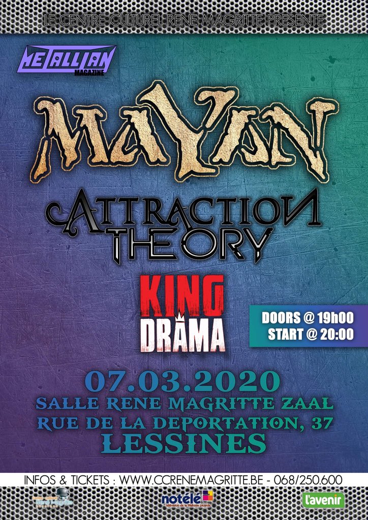 New show added: March 7 2020 we play in Lessines, Belgium! 
Hope to see you there!! 🤘🏻🤘🏻