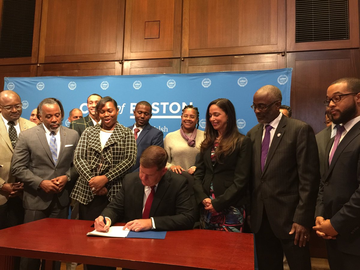 CWEtalk's tweet photo. Last week, Mayor Marty Walsh signed the Equitable Procurement Executive Order to create more opportunities for diverse vendors and set up the City of Boston's first Supplier Diversity Advisory Council, which CWE is proud to be a part of! https://t.co/tD3BMUOYeg