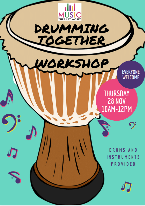 MusicTherapyWks's tweet photo. We are celebrating #Europeanmusictherapyday and #BeatTheDrum theme by offering an inclusive Drumming Together workshop for children and staff at an SEMH school next week. #drummingfordevelopment #community https://t.co/qCOVEeVHok