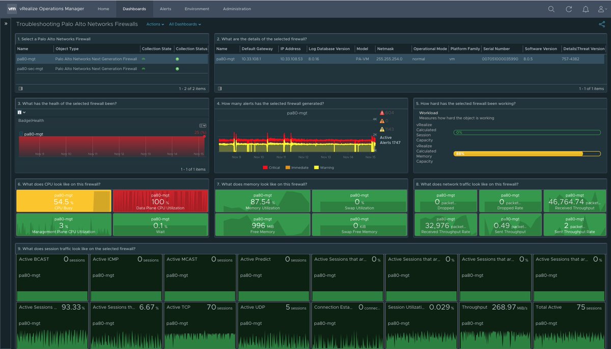 bluemedora's tweet image. Monitor and Troubleshoot @PaloAltoNtwks Firewalls with @VMware #vROps and Blue Medora. Download the dashboard here to get started: ow.ly/tojt50xb9LK #fullstackmonitoring #troubleshootfaster