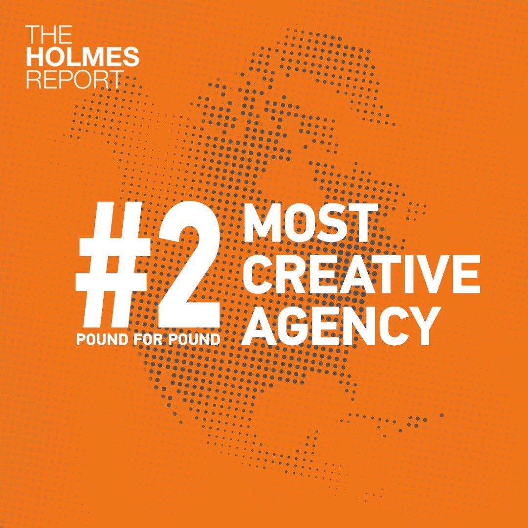 LDWWGroup's tweet photo. Great news! The @holmesreport ranks LDWW as the number two most creative agency in North America pound for pound, according to its Global Creative Index for 2019. https://t.co/9pezB4S8MQ