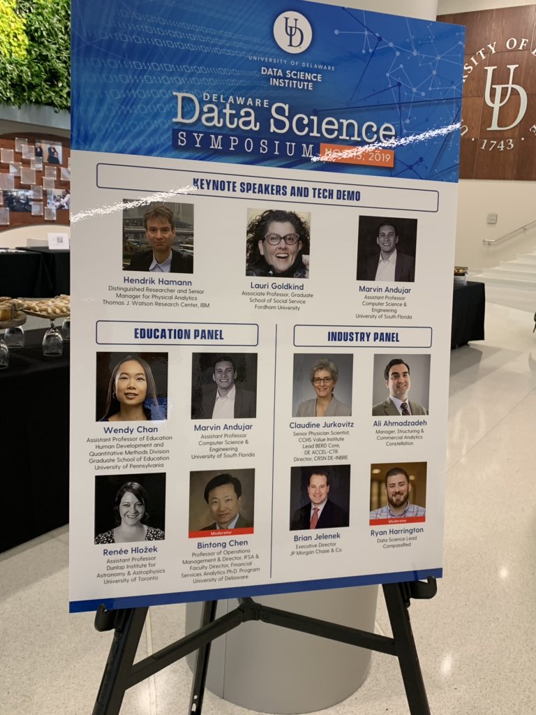 brooklyn11210's tweet photo. So glad to be with faculty and students at #datascienceUD19
Thanks Greg and Zack
@JohnGMcNutt https://t.co/yI3skLc4xX