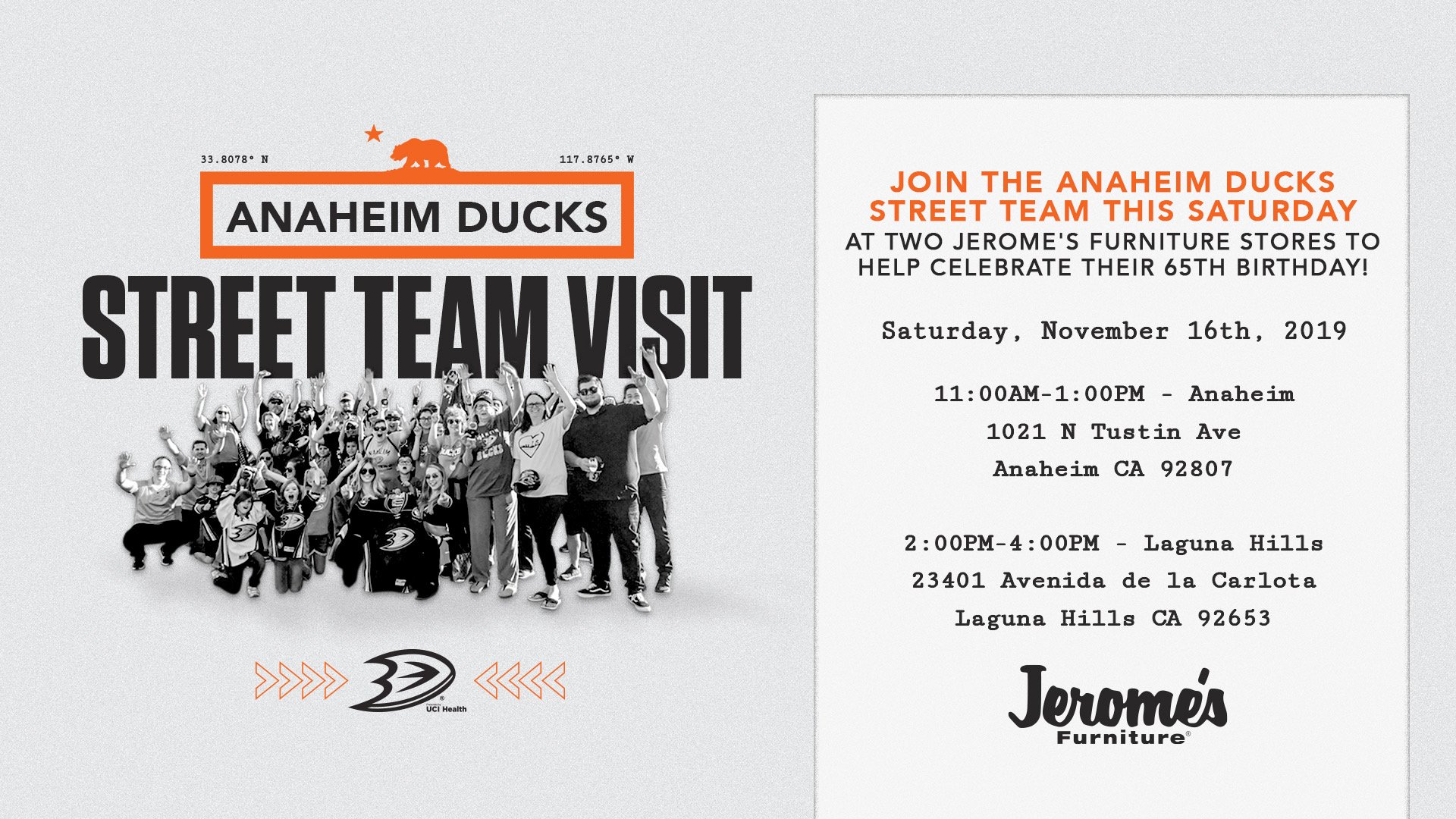 Anaheim Ducks On Twitter Our Street Team Is Already At