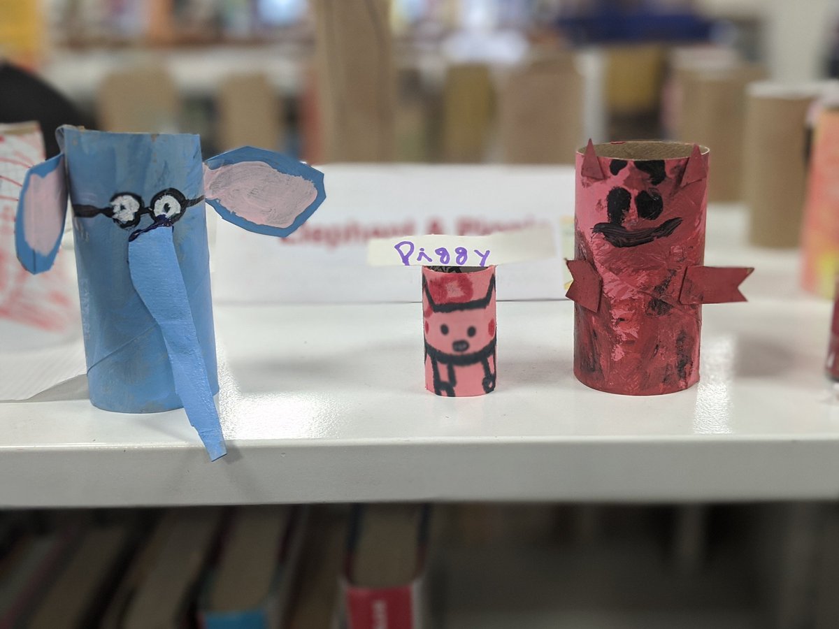 acotopaxi's tweet photo. Getting our creative juices flowing for the upcoming book fair Nov 25-27...toilet paper roll book characters! #literacy #creativity @LauraLosch @Paoladepereira @Pau_topia https://t.co/tvTOFtnNG0