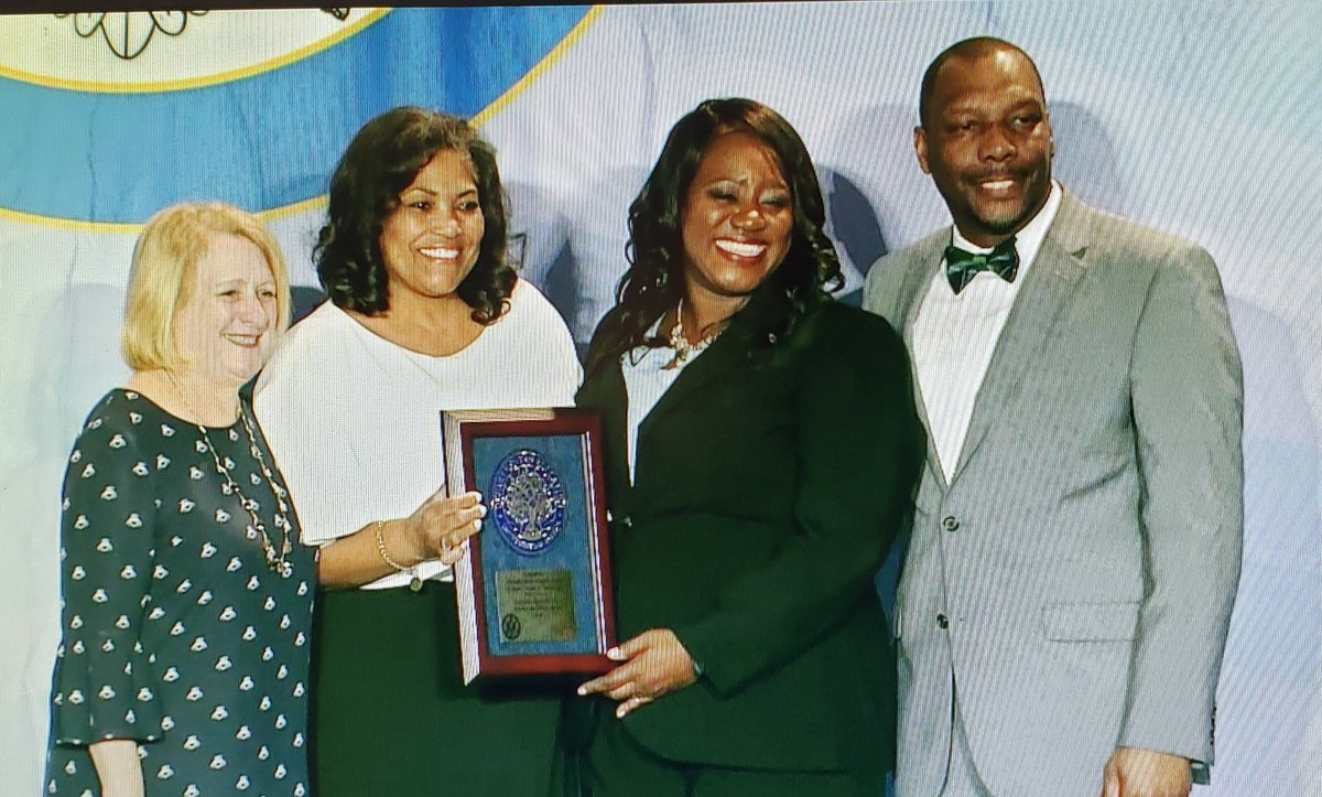 <a href="/EicholdMertzMST/">Eichold-Mertz Magnet</a>  is now officially one of the top schools in the country! Superintendent <a href="/ThreadgillMCPSS/">Chresal Threadgill</a>, Principal <a href="/MDuBoseAdams/">Michelle DuBoseAdams</a> and math lab teacher Marcia Autterson just accepted the <a href="/NatlBlueRibbon/">National Blue Ribbon</a> from <a href="/usedgov/">U.S. Department of Education</a>. #LearningLeading #NBRS2019