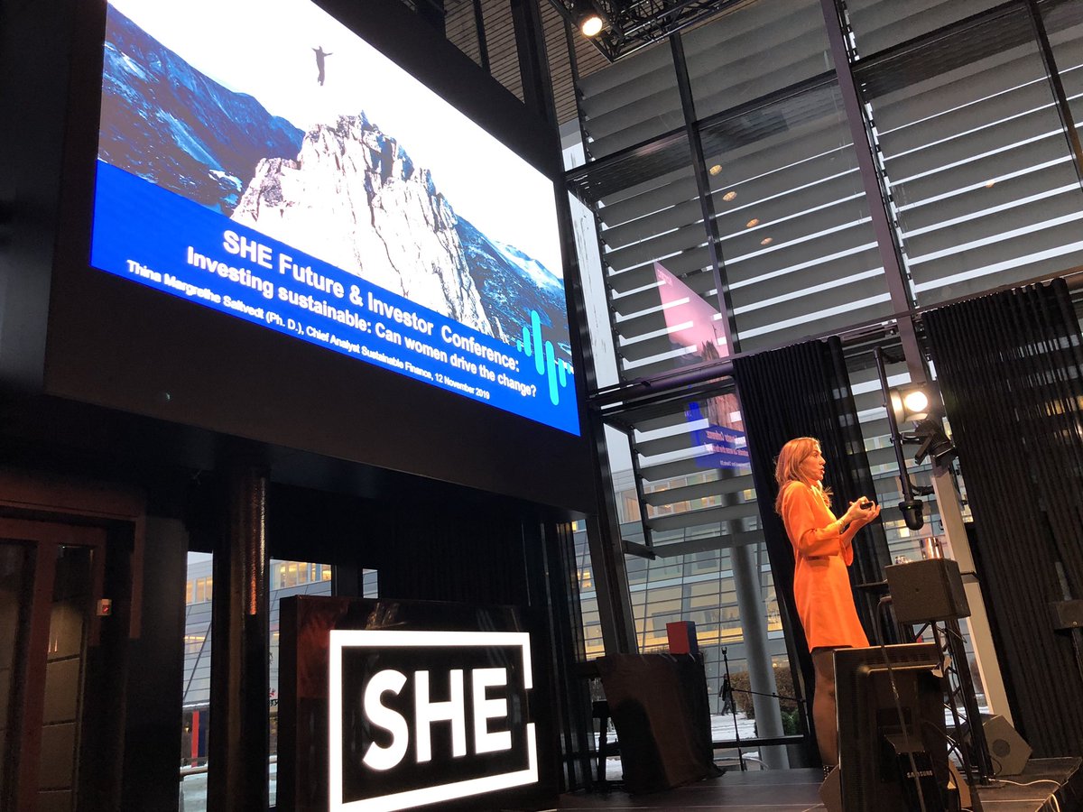 Sjekk opptak fra #SHEinvestorday
@SheConferenceNo 
📊<a href="/KrisSkaug/">Kristin Skaug 🏛</a> <a href="/AksjeNorge/">AksjeNorge</a> om diversifisering
🌎<a href="/HermansenPetter/">Petter Hermansen</a> @ThinaSaltvedt <a href="/NordeaNorge/">Nordea Norge</a> om #fond #bærekraft 
🚀aksjetips:
🌟Nadia M Wiggen @paretosec 
🌟<a href="/HenrietteTronds/">Henriette Trondsen</a> <a href="/arcticsec/">Arctic Securities AS</a> 
🎤<a href="/rikkeeckhoff/">Rikke Eckhoff Hovding</a> 
facebook.com/sheconferencen…