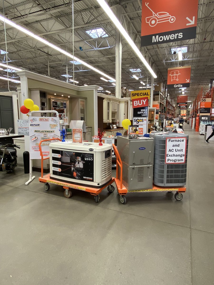 Fun day at the Okemos Home Depot! Great event the fire fighters were cutting cars in half! SGI was there supporting HVAC like always! GO GREEN